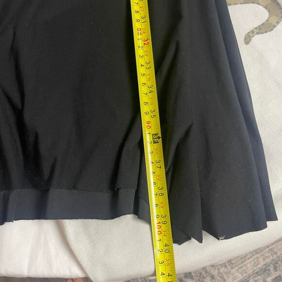 Vintage B. Darlin Black Low Waist Ruched Fairy Dress Size 3/4 Made In USA - Picture 6 of 6